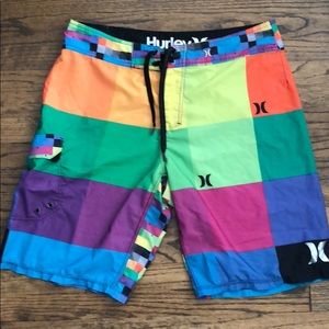 Hurley Phanton Board Shorts Size 34